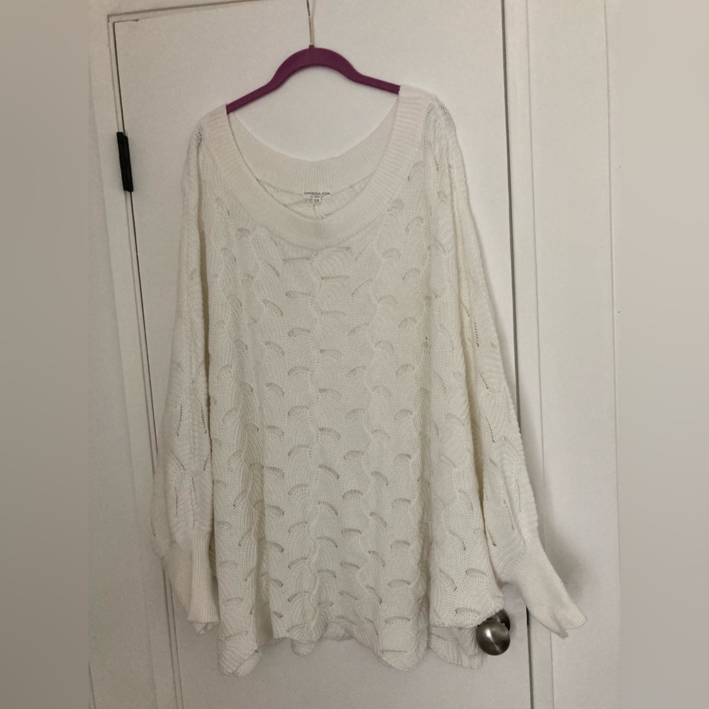 Bat wing sweater
